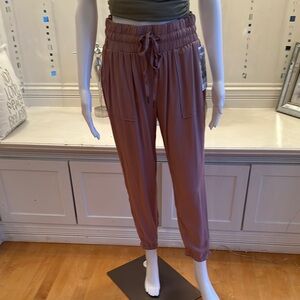 Rewash Pink Track Pants with Elastic Waistband and Drawstring